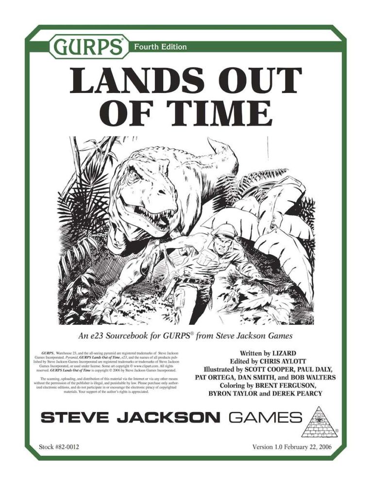 GURPS Lands Out of Time Review and Cover