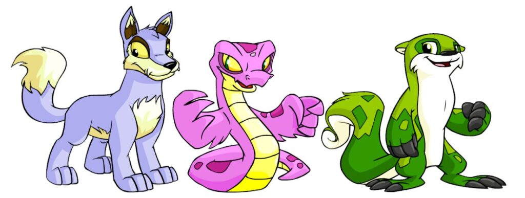 Lupe Hissi Lutara Neopets TTRPG Party